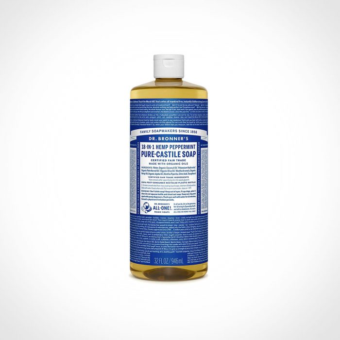 Dr. Bronner’s Peppermint Pure Castile Liquid Soap