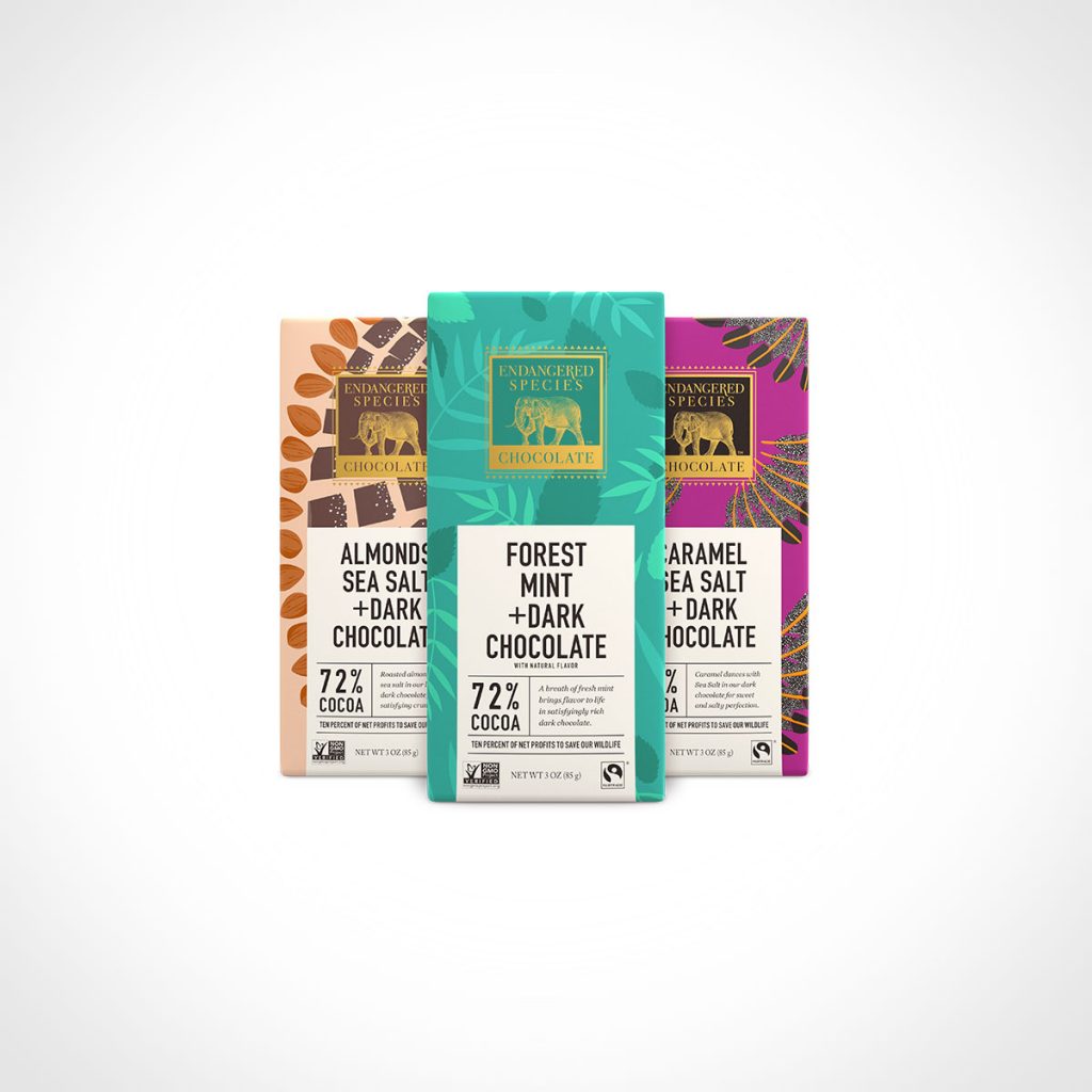 Endangered Species Dark Chocolate Bars - Truly Heroic