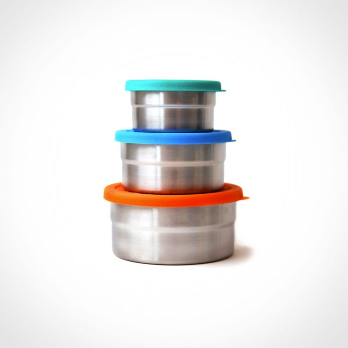 ECOlunchbox Blue Water Bento Seal Cup Trio