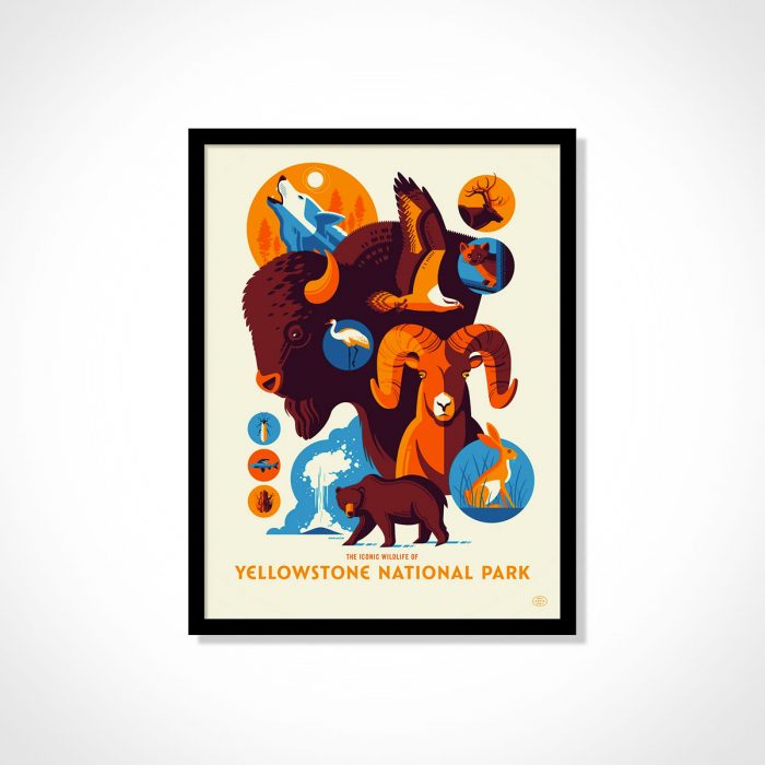 Iconic Wildlife National Park Poster