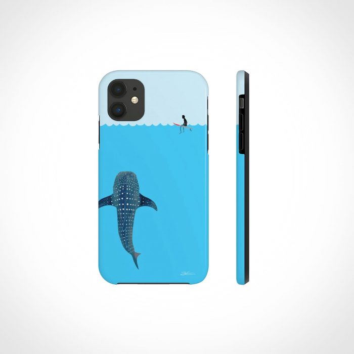 Jonas Claesson Whale Shark Slim Phone Case